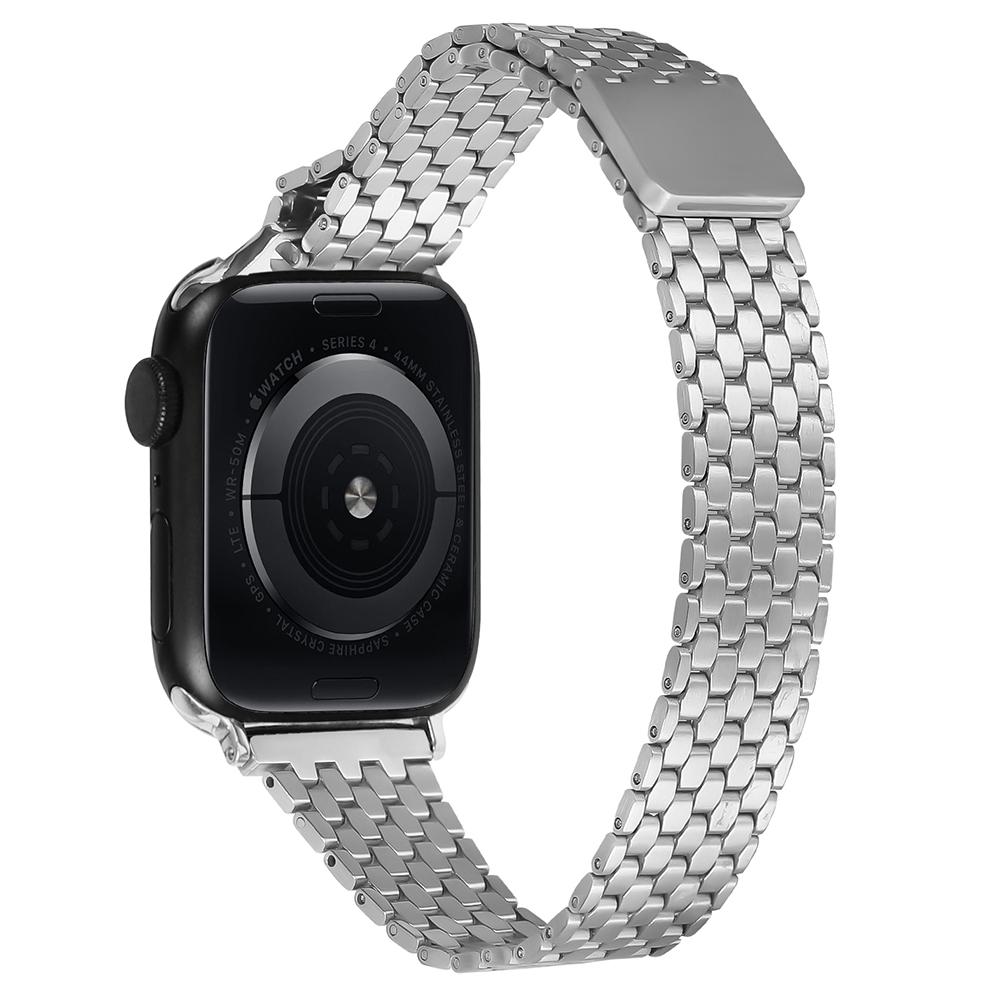 Magnetic Buckle Strap for Apple Watch 10 46mm/Ultra 2/Ultra 49mm/9 8 7 45mm/SE (2023) SE (2022) SE 6 5 4 44mm/3 2 1 42mm Stainless Steel Band Silver
Magnetic Buckle Strap for Apple Watch 10 46mm/Ultra 2/Ultra 49mm/9 8 7 45mm/SE (2023) SE (2022) SE 6 5 4 44mm/3 2 1 42mm Stainless Steel Band Silver