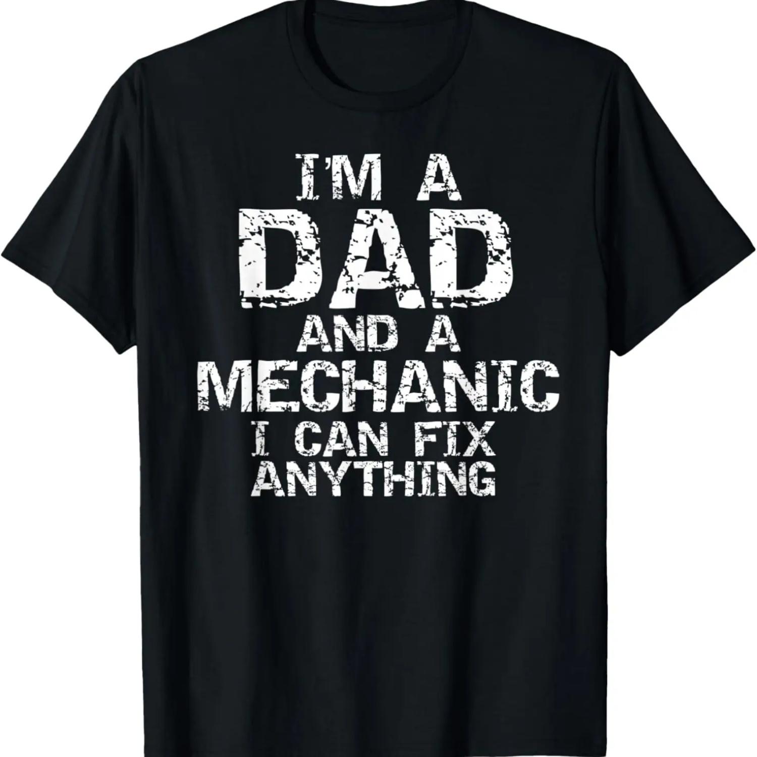 Mens Father s Day I m a Dad and a Mechanic I Can Fix Anything T-Shirt XXXXXL чорний
Mens Father s Day I m a Dad and a Mechanic I Can Fix Anything T-Shirt XXXXXL чорний