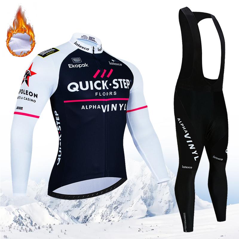 Winter QUICK STEP Cycling Jerseys Set MTB Bike Clothes Maillot Ropa Ciclismo Invierno Bicycle Thermal Fleece Cycling Clothing Asian size-S
Winter QUICK STEP Cycling Jerseys Set MTB Bike Clothes Maillot Ropa Ciclismo Invierno Bicycle Thermal Fleece Cycling Clothing Asian size-S