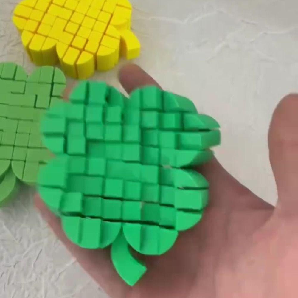 Pixel 3D Printed Four Leaf Clover Multi-jointed 3D Articulated Leaf Toys Fish Tank світло-зелений колір
Pixel 3D Printed Four Leaf Clover Multi-jointed 3D Articulated Leaf Toys Fish Tank світло-зелений колір
