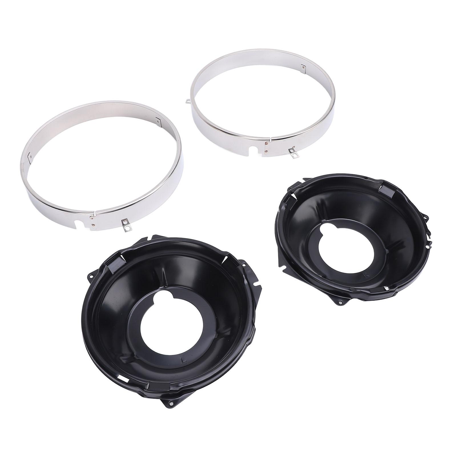 Headlamp Retaining Ring and Mounting Bucket Kit Stainless Steel Sealed Beam Retaining Rings and Hardware for Camaro Nova Monte Carlo
Headlamp Retaining Ring and Mounting Bucket Kit Stainless Steel Sealed Beam Retaining Rings and Hardware for Camaro Nova Monte Carlo