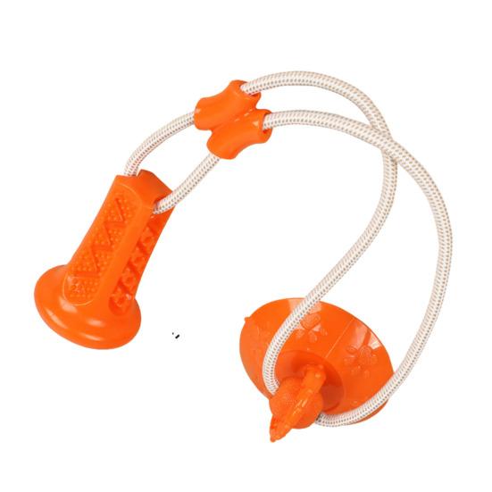Dog Teething Toy with Treat Dispenser Suction Cup TPR Chew Ball Interactive Boredom Relief Dental Health Self-Play Pet Toy for Anxiety Energy Burn помаранчевий
Dog Teething Toy with Treat Dispenser Suction Cup TPR Chew Ball Interactive Boredom Relief Dental Health Self-Play Pet Toy for Anxiety Energy Burn помаранчевий