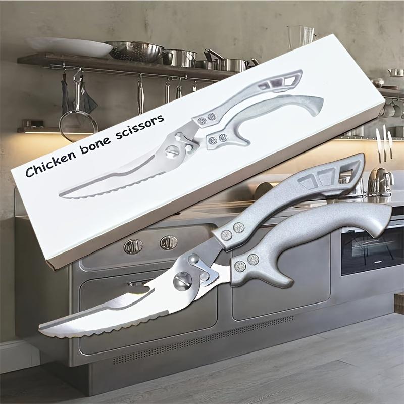 Spring-Loaded Kitchen Scissors. Effortlessly cut meat, fish, vegetables & more. Durable stainless steel for all kitchen tasks. срібний
Spring-Loaded Kitchen Scissors. Effortlessly cut meat, fish, vegetables & more. Durable stainless steel for all kitchen tasks. срібний