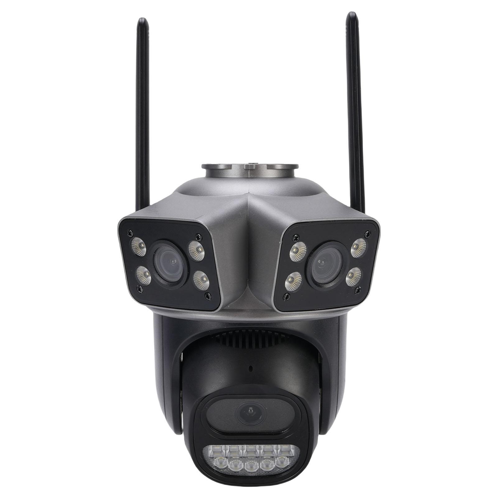 2MP Outdoor Security Camera 3 Lens WiFi Wireless Motion Detection Rain Proof Remote Control HD EU Plug
2MP Outdoor Security Camera 3 Lens WiFi Wireless Motion Detection Rain Proof Remote Control HD EU Plug