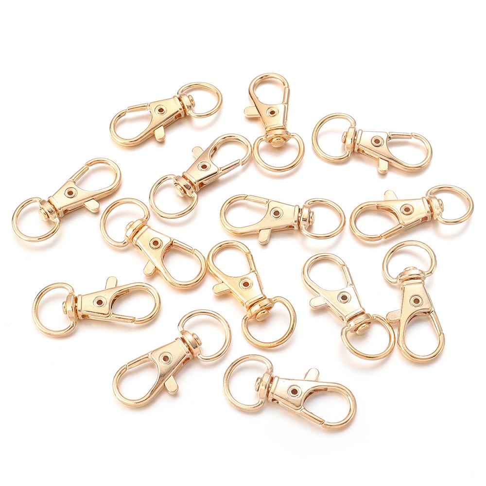 10pcs/lot Lobster Clasp Key Ring Keychain Alloy Clasps Connector Hook For DIY Jewelry Making Findings Key Chain Accessories
10pcs/lot Lobster Clasp Key Ring Keychain Alloy Clasps Connector Hook For DIY Jewelry Making Findings Key Chain Accessories