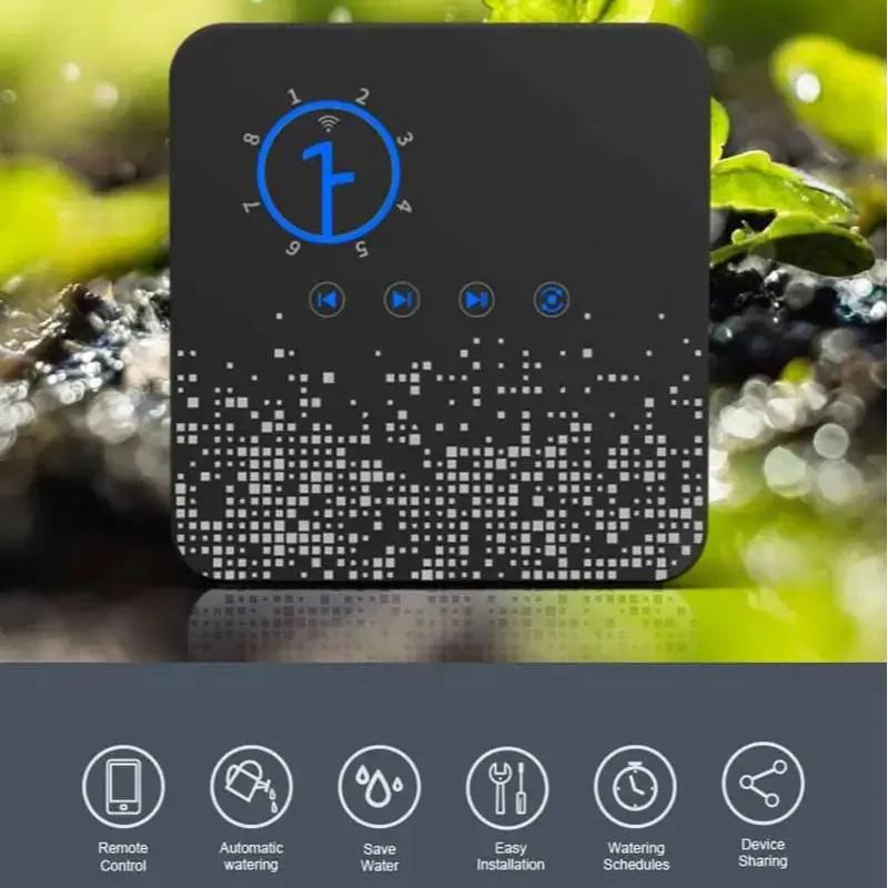 Tuya WiFi контроллер спринклера умный 8 зонный таймер полива пульт дистанционного управления автоматический полив умный спринклер для Alexa Google
Tuya WiFi контроллер спринклера умный 8 зонный таймер полива пульт дистанционного управления автоматический полив умный спринклер для Alexa Google