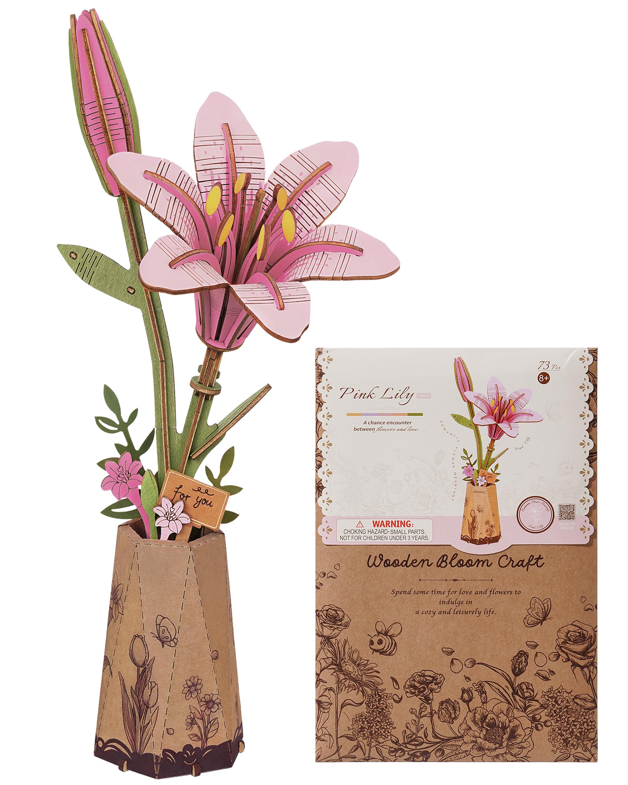 ROBOTIME 3D Puzzle 3D Wooden Puzzle Bouquet Flower Bouquet Model Kit Сборка искусственного цветка DIY Craft Plant Collection Сборка лилии Interior Day
ROBOTIME 3D Puzzle 3D Wooden Puzzle Bouquet Flower Bouquet Model Kit Сборка искусственного цветка DIY Craft Plant Collection Сборка лилии Interior Day