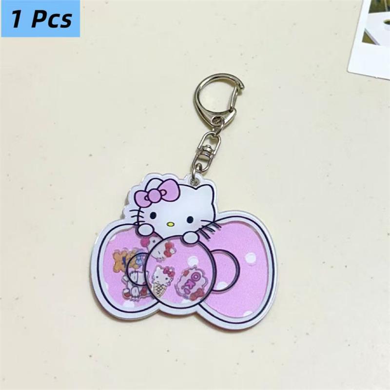 Hello Kitty Acrylic Rocking Toy Keychain Bow Charm Pendant Keyring Jewelry For Girls Women Gift Bag Decoration
Hello Kitty Acrylic Rocking Toy Keychain Bow Charm Pendant Keyring Jewelry For Girls Women Gift Bag Decoration