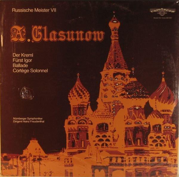 LP Record A GLASUNOW NRNBERGER SYMPHONIKER Russische Meister VII COLOSSM590 COLOSSEUM 1981 Germany Classical Used
LP Record A GLASUNOW NRNBERGER SYMPHONIKER Russische Meister VII COLOSSM590 COLOSSEUM 1981 Germany Classical Used