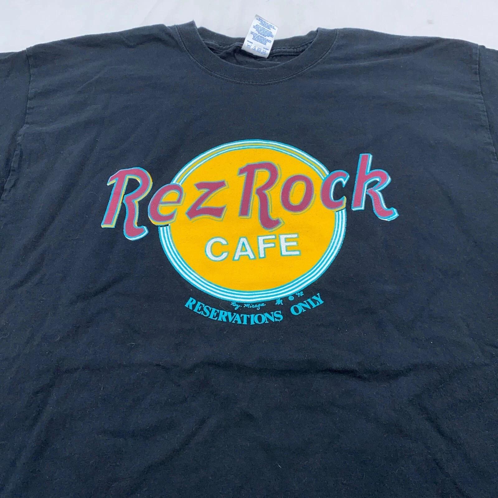 vintage REZ ROCK CAFE RESERVATIONS ONLY T-Shirt XL native american 4XL
vintage REZ ROCK CAFE RESERVATIONS ONLY T-Shirt XL native american 4XL