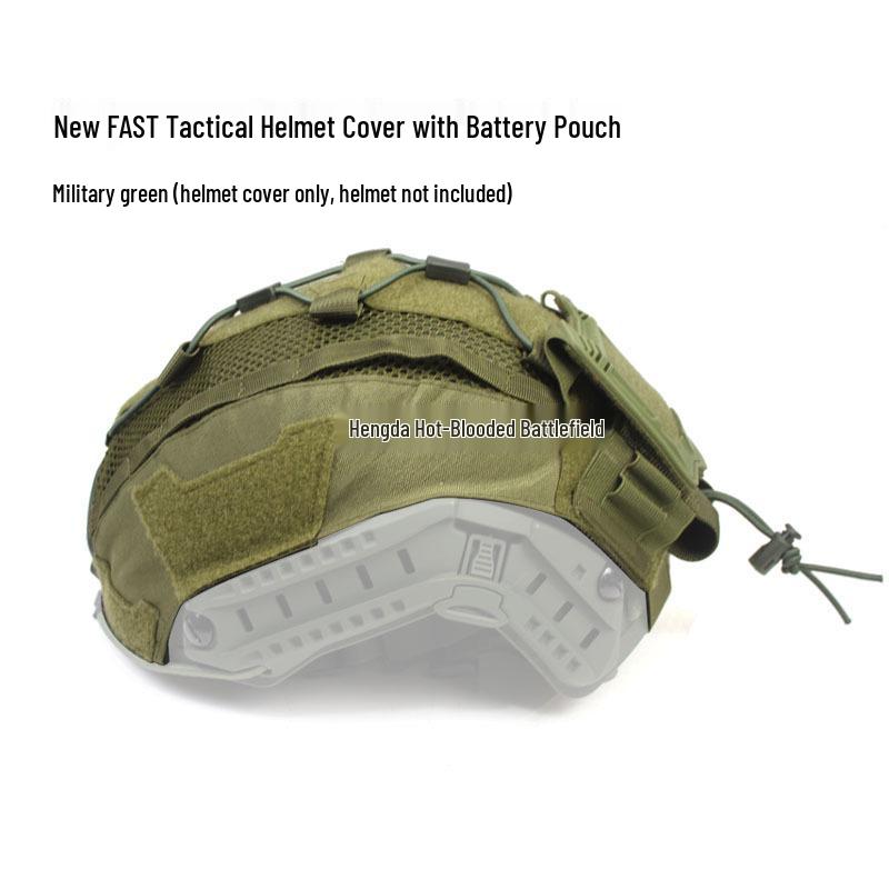 Multifunctional FAST Helmet Cover with Camouflage, Nylon Mesh, Battery Pack, and Counterweight One Size
Multifunctional FAST Helmet Cover with Camouflage, Nylon Mesh, Battery Pack, and Counterweight One Size