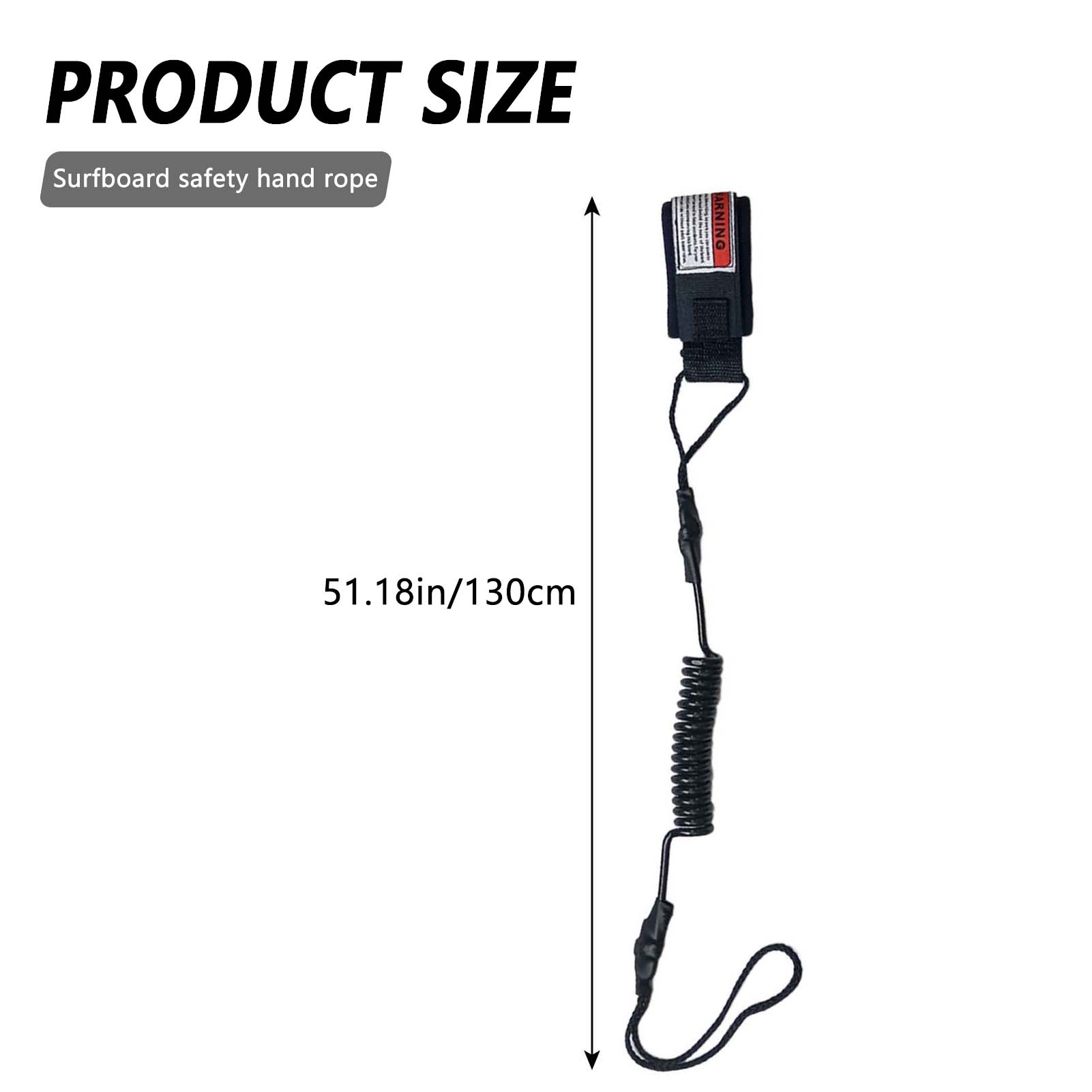 130cm Surfboard Surfing Safety Rope Hook and Loop Single-Wrap Strap Coiled Bodyboarding Leash Suitable for Training Exercise чёрный
130cm Surfboard Surfing Safety Rope Hook and Loop Single-Wrap Strap Coiled Bodyboarding Leash Suitable for Training Exercise чёрный