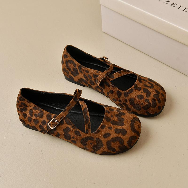 Cross-strap Mary Jane shoes women s spring new flat-bottomed versatile soft-soled evening ballet single shoes women 40 леопард друку кольору
Cross-strap Mary Jane shoes women s spring new flat-bottomed versatile soft-soled evening ballet single shoes women 40 леопард друку кольору