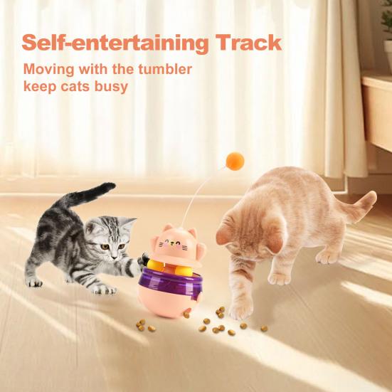Yousheng Cat Toy Treat Dispenser with 3 Balls Eco-friendly Safe to Use Tumbler Interactive Ball Cat Puzzle Feeder Pet Accessories рожевий
Yousheng Cat Toy Treat Dispenser with 3 Balls Eco-friendly Safe to Use Tumbler Interactive Ball Cat Puzzle Feeder Pet Accessories рожевий