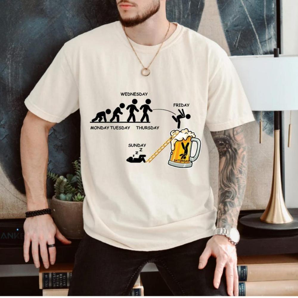 Funny Friday Beer TShirt Weekday Drinking Beer Woman Man Casual Cotton Graphic T Shirts Creative Streetwear Camisetas Tops Tee 4XL
Funny Friday Beer TShirt Weekday Drinking Beer Woman Man Casual Cotton Graphic T Shirts Creative Streetwear Camisetas Tops Tee 4XL