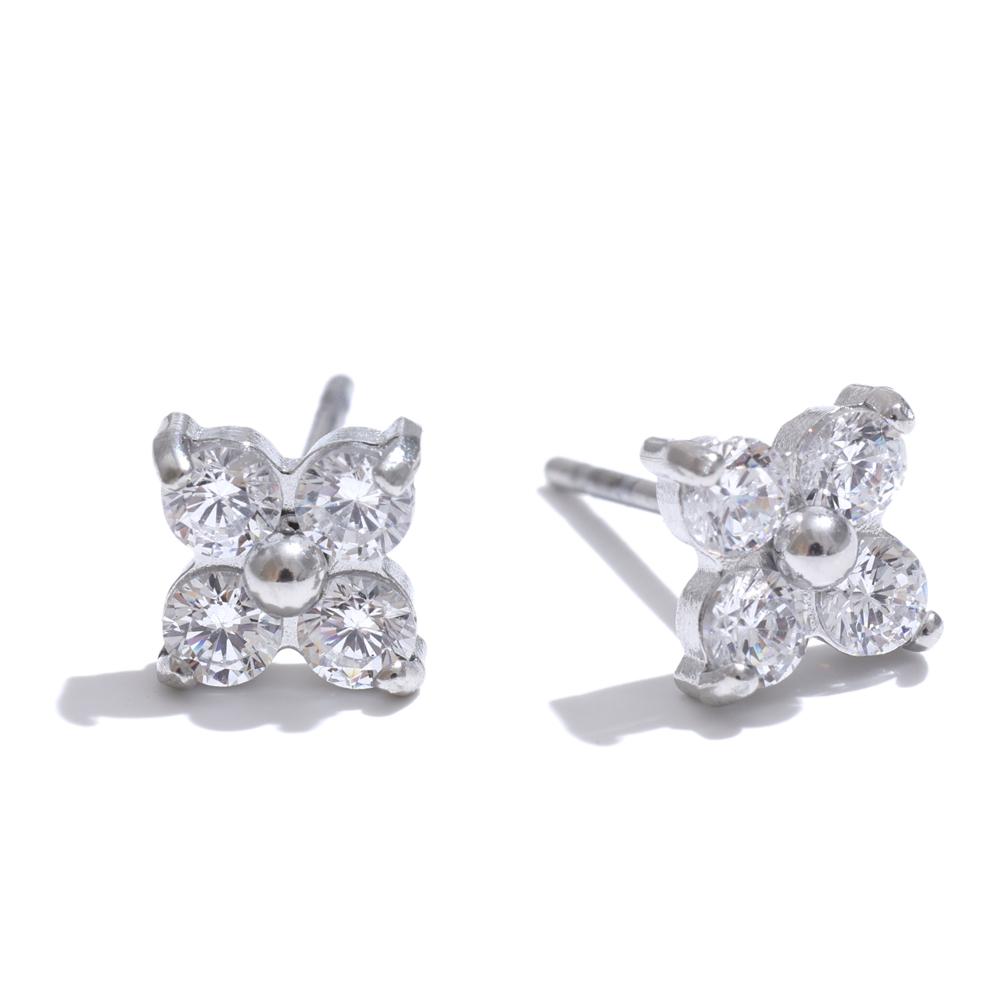 Yhpup Popular Waterproof Shiny Cubic Zirconia Flower Sweet Stud Earrings 316L Stainless Steel Delicate Premium Daily Jewelry
Yhpup Popular Waterproof Shiny Cubic Zirconia Flower Sweet Stud Earrings 316L Stainless Steel Delicate Premium Daily Jewelry