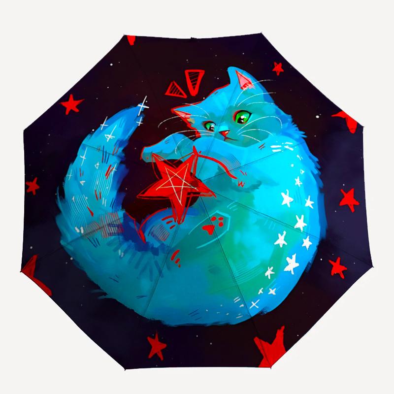 1pc Cosmic Cat Automatic Open/Close Exquisite Umbrella Sturdy Iron Frame, Compact Travel Umbrella, Intricate Design Umbrella a0829083
1pc Cosmic Cat Automatic Open/Close Exquisite Umbrella Sturdy Iron Frame, Compact Travel Umbrella, Intricate Design Umbrella a0829083