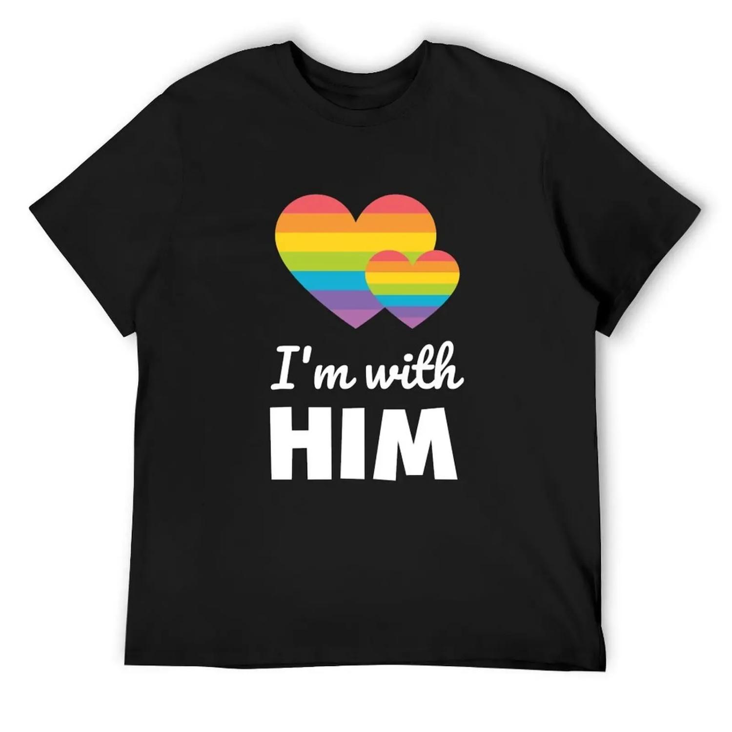 I m With Him LGBTQ Rainbow Gay Couple T Shirt T-Shirt anime stuff vintage graphic tee cotton graphic tees outfits for men XXXXXL
I m With Him LGBTQ Rainbow Gay Couple T Shirt T-Shirt anime stuff vintage graphic tee cotton graphic tees outfits for men XXXXXL
