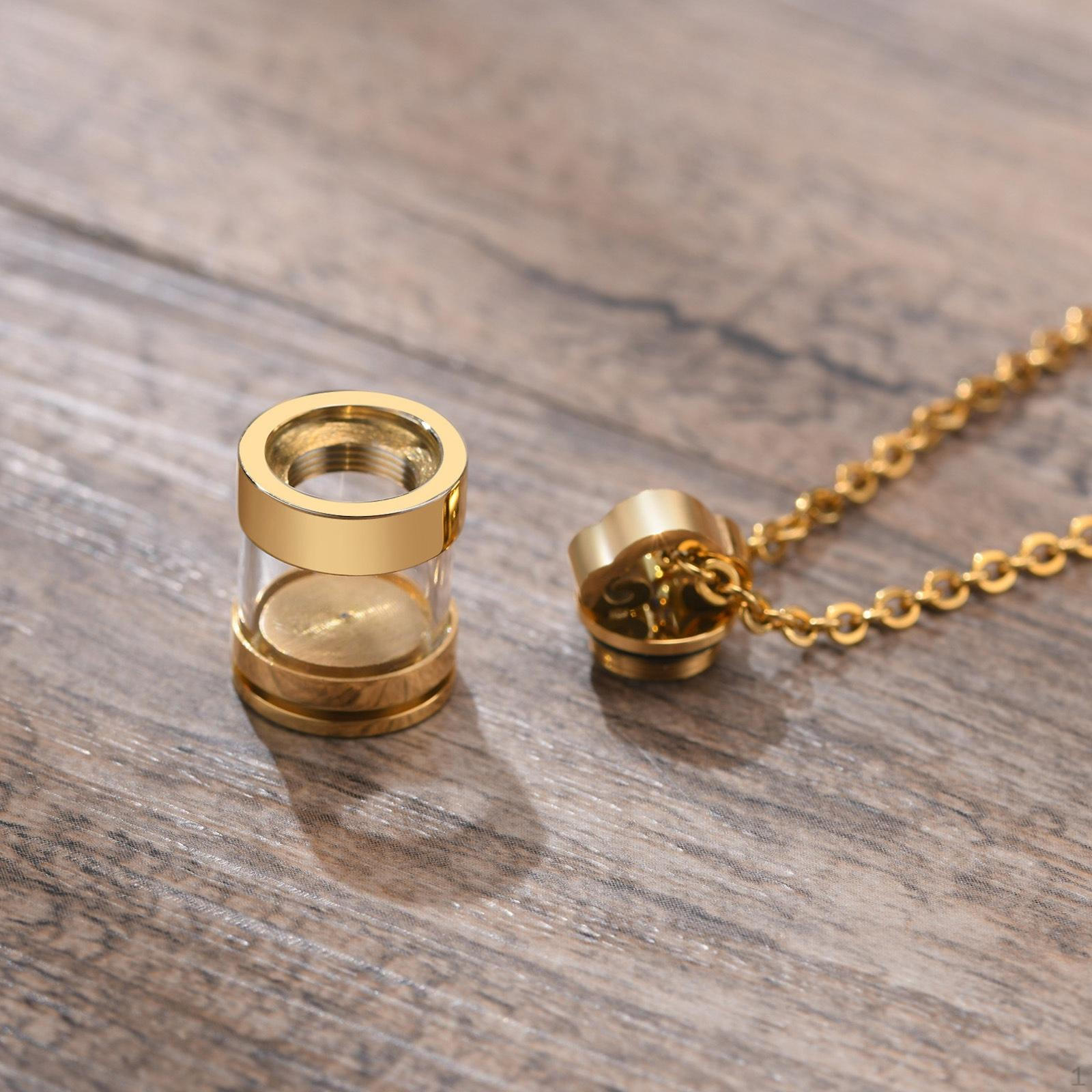 Memorial Locket Pendant Jar ,Perfume Bottle ,Women Men Pets for Ashes Cremation Jewelry Without Aureate
Memorial Locket Pendant Jar ,Perfume Bottle ,Women Men Pets for Ashes Cremation Jewelry Without Aureate