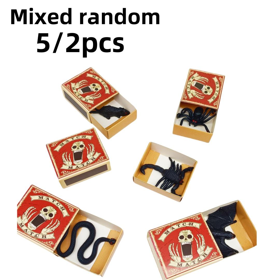 5/2 шт. Шокирующая спичечная коробка Имитация змеи Паук Модель Мягкий клей Насекомое На Хэллоуин День дурака Креативная Смешная Шутка Насекомое Игрушка 2pcs
5/2 шт. Шокирующая спичечная коробка Имитация змеи Паук Модель Мягкий клей Насекомое На Хэллоуин День дурака Креативная Смешная Шутка Насекомое Игрушка 2pcs