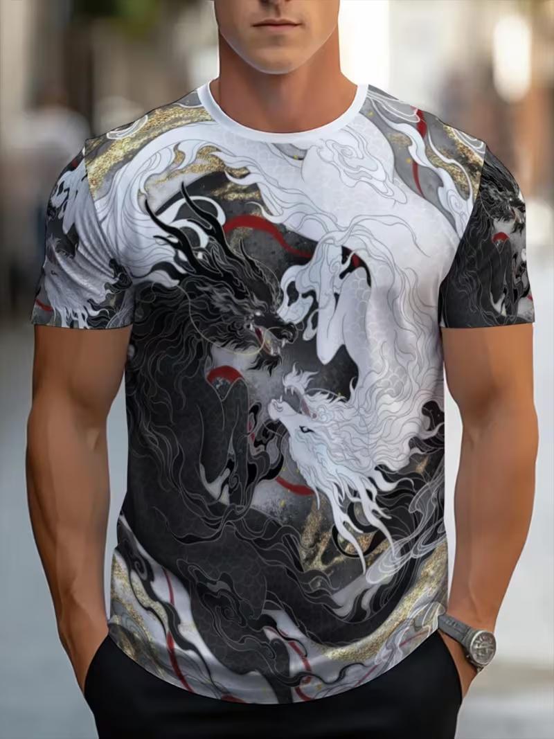 Men s Retro 3D Graphic Print T-Shirt - Perfect for Daily Wear and Vacation S
Men s Retro 3D Graphic Print T-Shirt - Perfect for Daily Wear and Vacation S