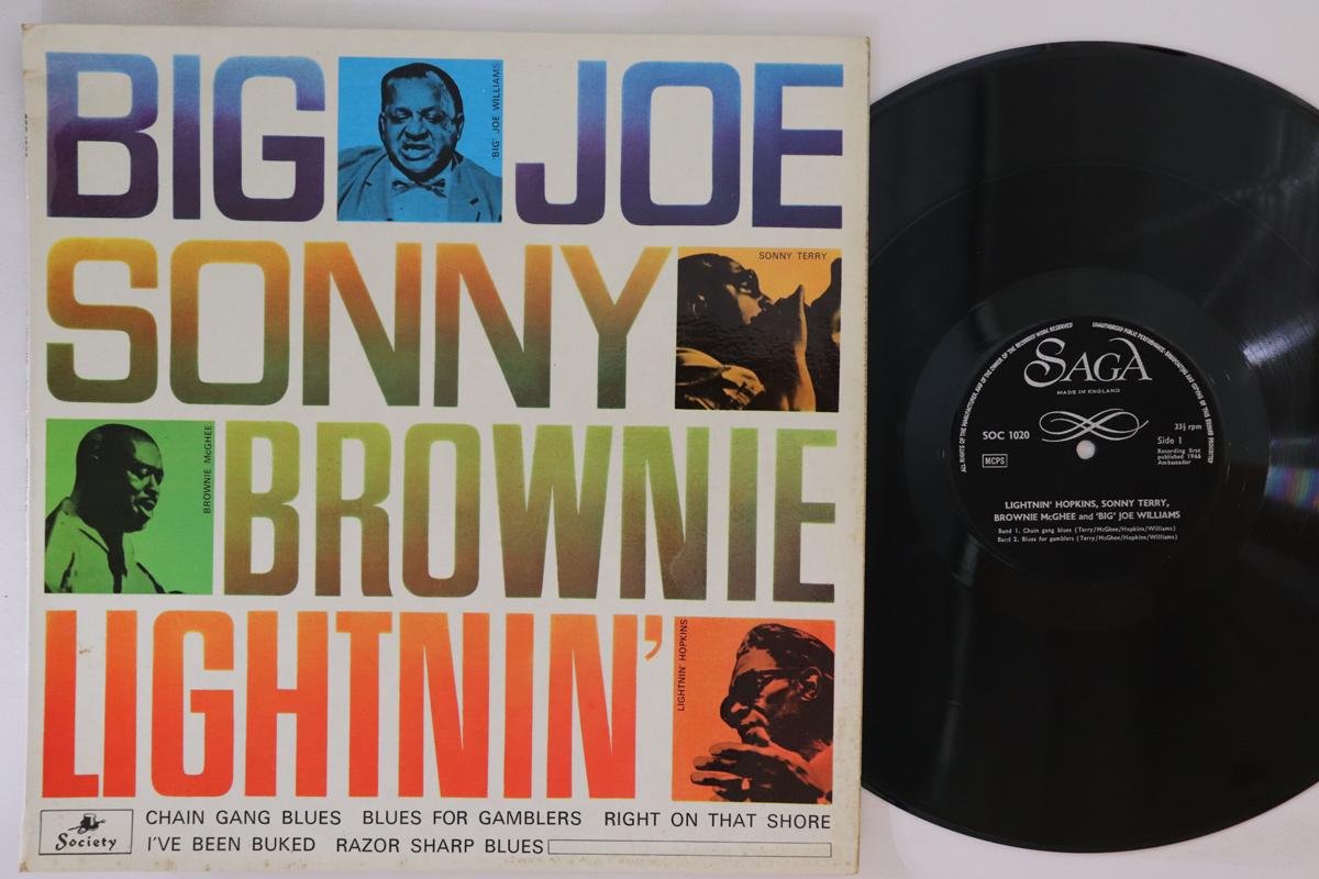 LP Record LIGHTNIN HOPKINS BROWNIE MCGHEE Big Joe Sonny Brownie Lightnin SOC1020 SAGA SOC UK Blues Used
LP Record LIGHTNIN HOPKINS BROWNIE MCGHEE Big Joe Sonny Brownie Lightnin SOC1020 SAGA SOC UK Blues Used