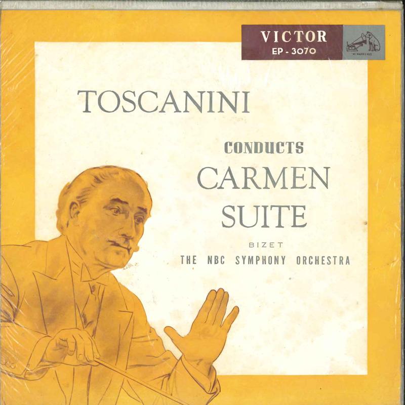 7inch Record TOSCANINI CONDUCTS THE NBC SYMPHONY - Carmen Kumikyoku EP3070 VICTOR Japan Classical Used
7inch Record TOSCANINI CONDUCTS THE NBC SYMPHONY - Carmen Kumikyoku EP3070 VICTOR Japan Classical Used