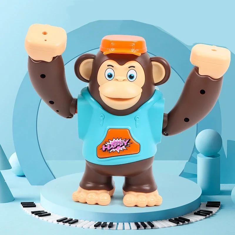 Dancing and Movement Gorilla or King Kong figure responds to music or button activation bringing lively fun to any occasion синій
Dancing and Movement Gorilla or King Kong figure responds to music or button activation bringing lively fun to any occasion синій