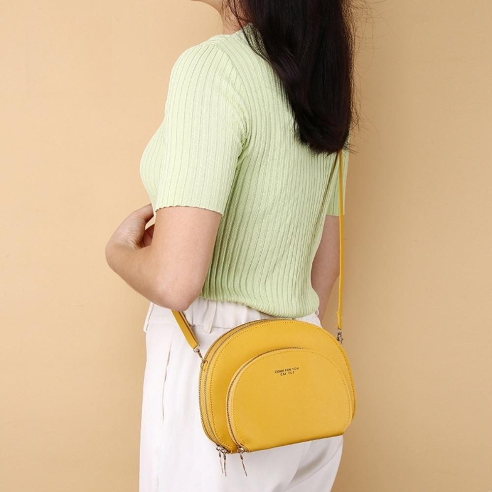 Waterproof PU Leather Crossbody Bag Soft Phone Bag Multiple Zip Pockets Shoulder Bag Outdoor синій
Waterproof PU Leather Crossbody Bag Soft Phone Bag Multiple Zip Pockets Shoulder Bag Outdoor синій