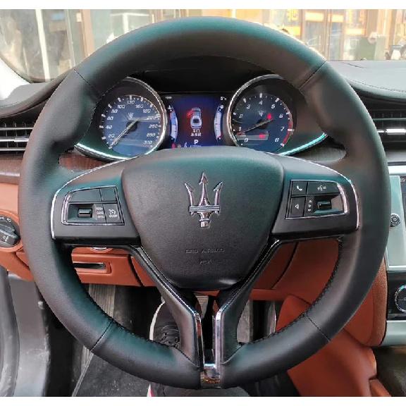 Ручная работа Углеродное волокно Кожа Чехол на руль автомобиля Аксессуары для Maserati Ghibli Levante Quattroporte style 5
Ручная работа Углеродное волокно Кожа Чехол на руль автомобиля Аксессуары для Maserati Ghibli Levante Quattroporte style 5