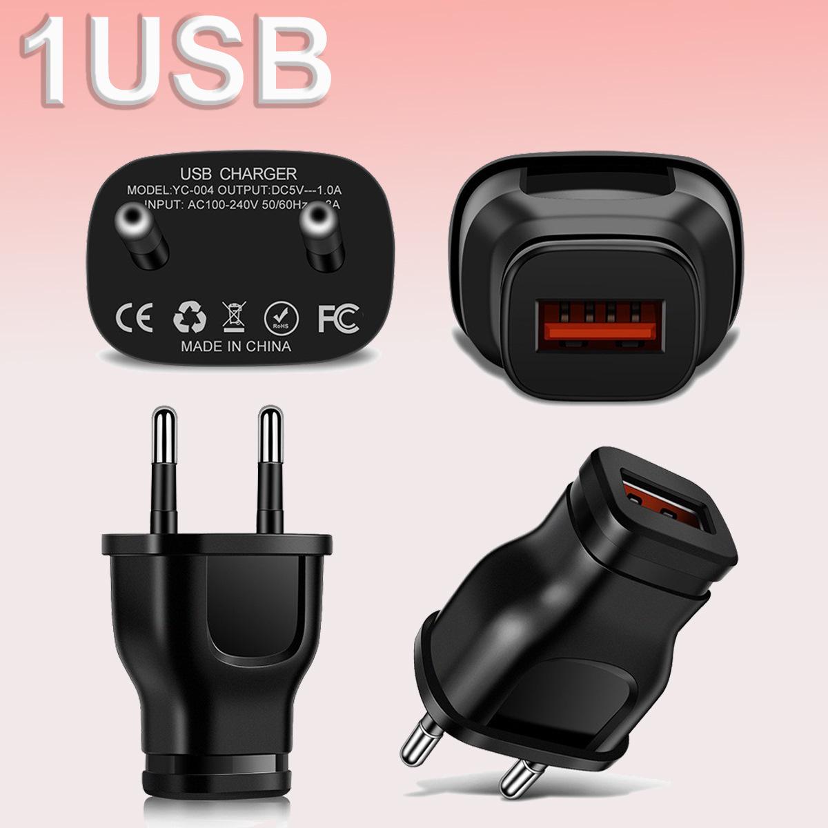 Mini Single USB Port Smart Universal Travel Charger US Black
Mini Single USB Port Smart Universal Travel Charger US Black