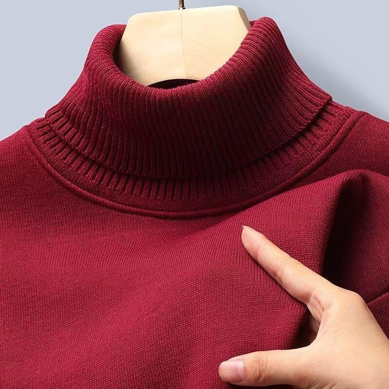 Men s Trendy High Neck Soft Knit Sweater - Autumn/Winter Fleece Woolen Layer Medium
Men s Trendy High Neck Soft Knit Sweater - Autumn/Winter Fleece Woolen Layer Medium