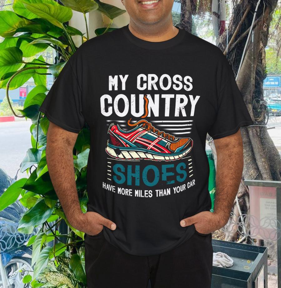 My Cross Country Shoes Have More Miles Than Your Car Running T-Shirt 4XL
My Cross Country Shoes Have More Miles Than Your Car Running T-Shirt 4XL