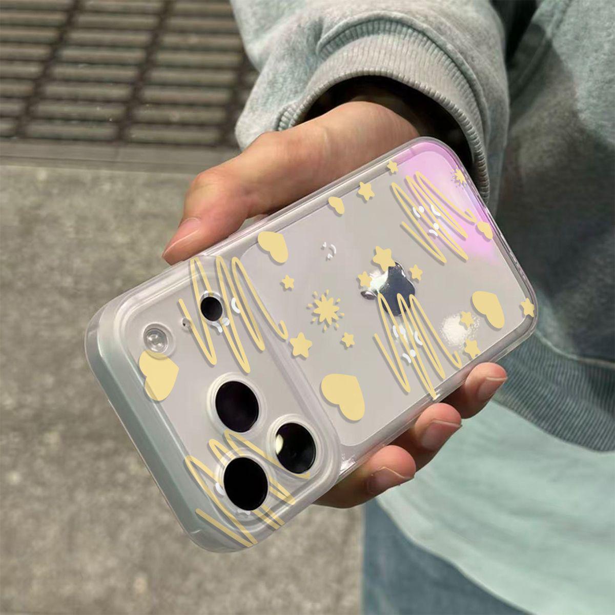 Korean Style Yellow Heart Phone Case for Apple 17/16/15/14/11 - Transparent One-Piece Design. Apple 12 Pro
Korean Style Yellow Heart Phone Case for Apple 17/16/15/14/11 - Transparent One-Piece Design. Apple 12 Pro