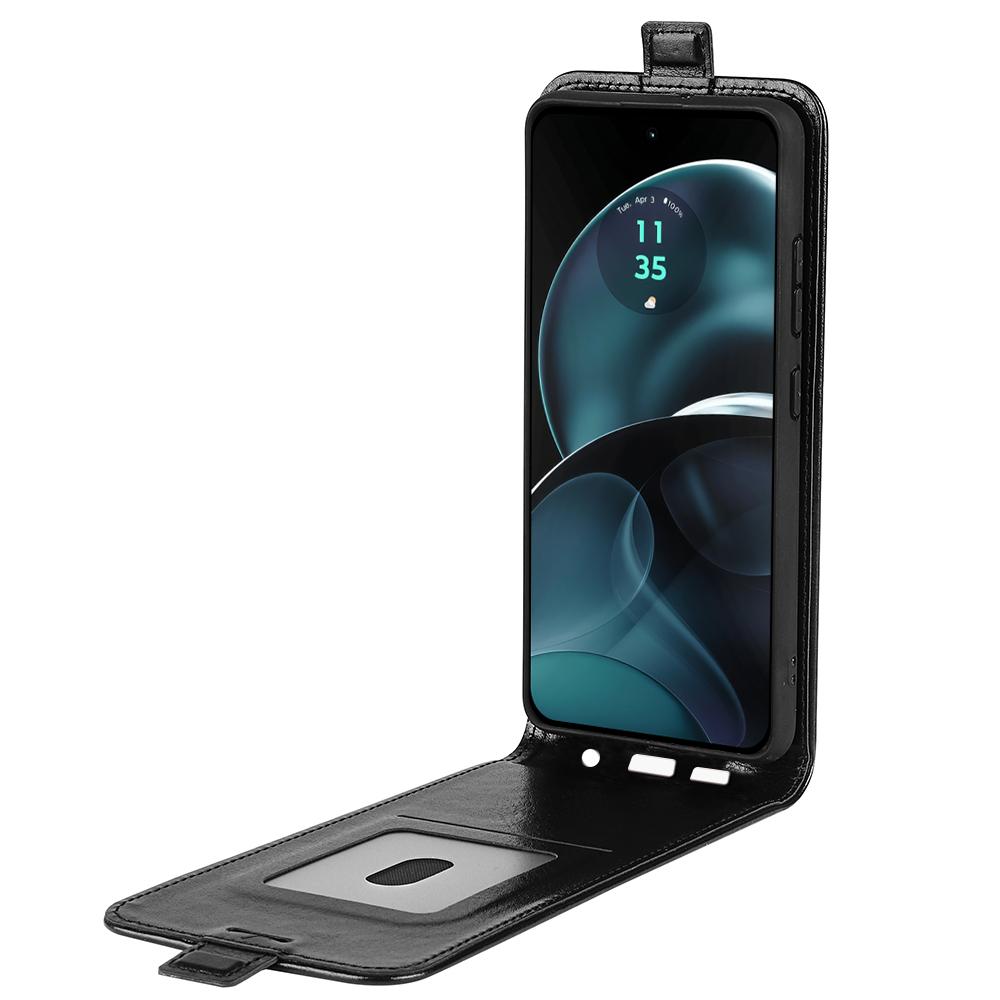 For Motorola Moto G14 4G Phone Case Card Holder Crazy Horse Texture Vertical Flip PU Leather Cover Black
For Motorola Moto G14 4G Phone Case Card Holder Crazy Horse Texture Vertical Flip PU Leather Cover Black