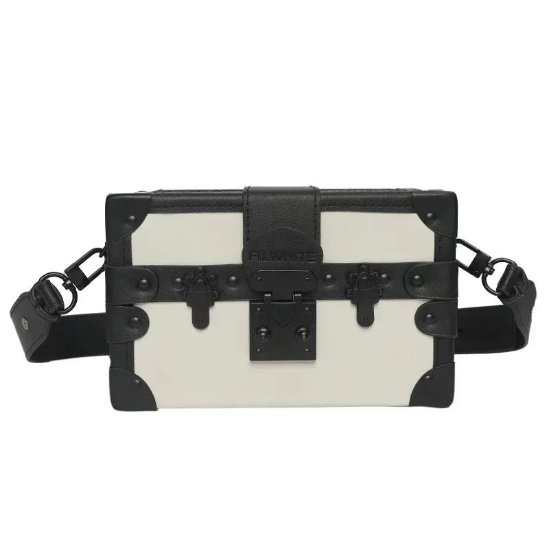 Trendy Unisex Elegant Crossbody Bag Niche Design Box Fashionable Small Square Bag Classics Messenger Bags
Trendy Unisex Elegant Crossbody Bag Niche Design Box Fashionable Small Square Bag Classics Messenger Bags