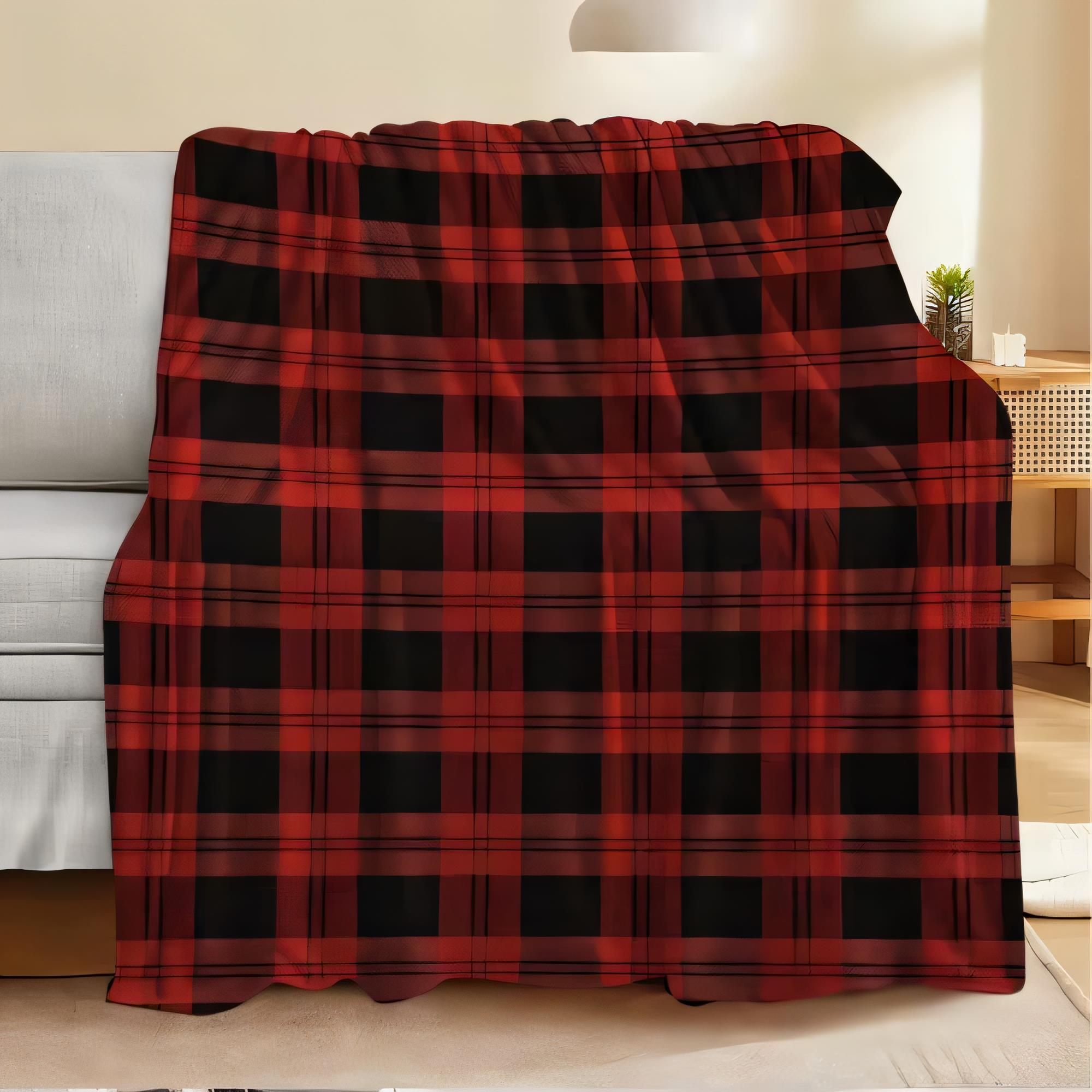 Cozy Red and Black Plaid Blanket Warm Sofa Throw Perfect for Home Decor Inviting Classic Checkered Pattern Lightweight for Bed C 75cmx90cm
Cozy Red and Black Plaid Blanket Warm Sofa Throw Perfect for Home Decor Inviting Classic Checkered Pattern Lightweight for Bed C 75cmx90cm