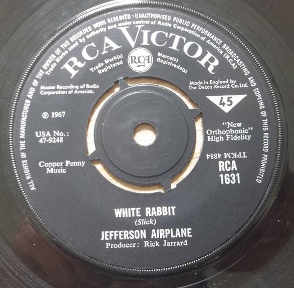 7-дюймовая пластинка JEFFERSON AIRPLANE White Rabbit RCA1631 RCA Victor 1967 UK Rock Б/у
7-дюймовая пластинка JEFFERSON AIRPLANE White Rabbit RCA1631 RCA Victor 1967 UK Rock Б/у