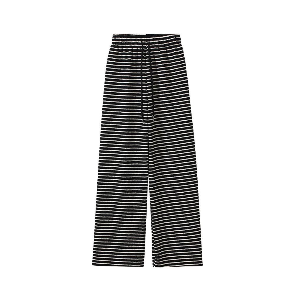 Women s Plus Size Striped High-Waisted Fleece-Lined Wide-Leg Pants - Autumn/Winter 2025 Style, Casual Drapey Fit. S (80-90 jin) чёрный
Women s Plus Size Striped High-Waisted Fleece-Lined Wide-Leg Pants - Autumn/Winter 2025 Style, Casual Drapey Fit. S (80-90 jin) чёрный