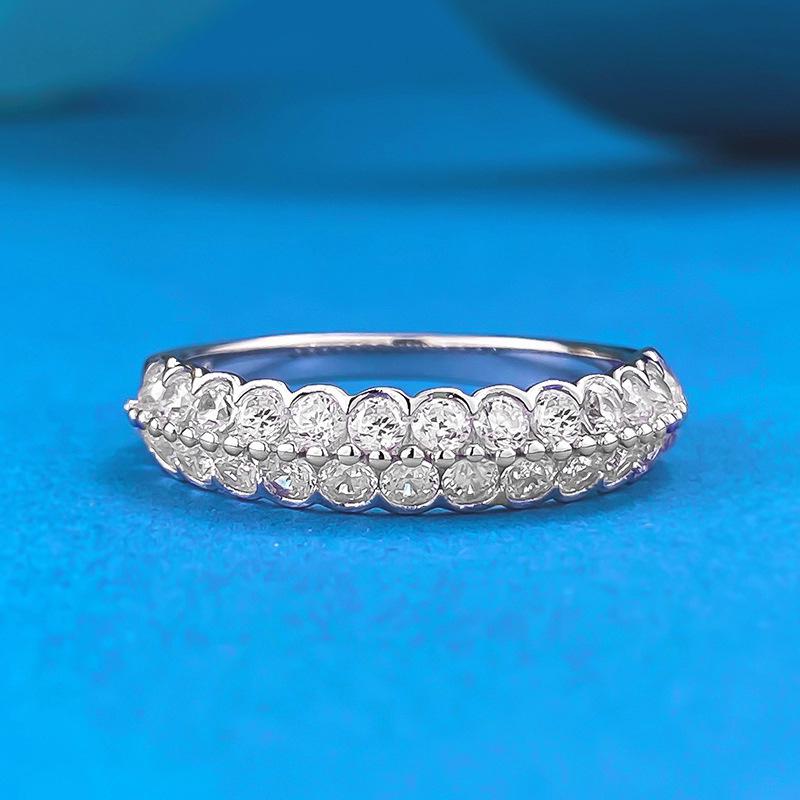 Lulu Tong S925 Silver Ring with Purple & White Diamonds - European & American Daily Fashion Style Band Size 9
Lulu Tong S925 Silver Ring with Purple & White Diamonds - European & American Daily Fashion Style Band Size 9