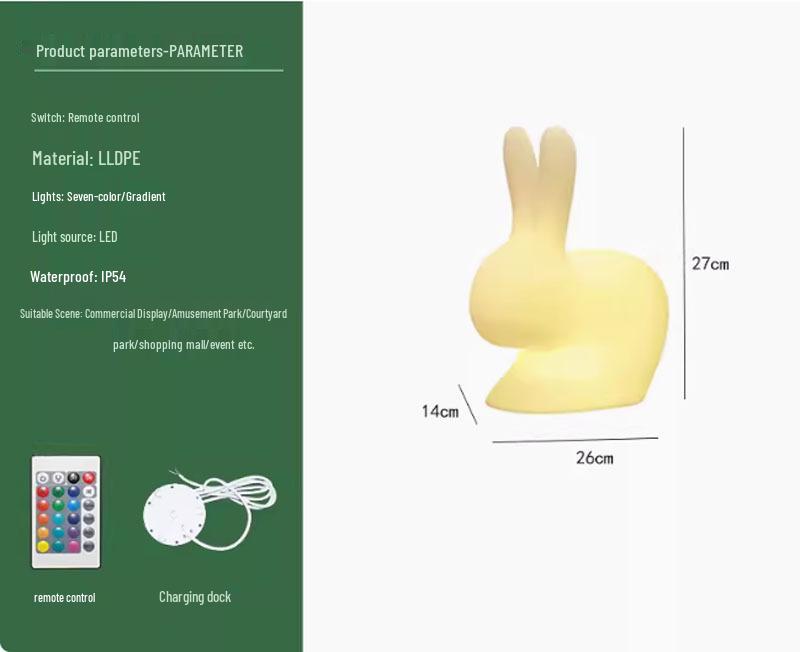 Jade Rabbit Outdoor Lantern: Mid-Autumn Festival Colorful Garden Decoration
Jade Rabbit Outdoor Lantern: Mid-Autumn Festival Colorful Garden Decoration