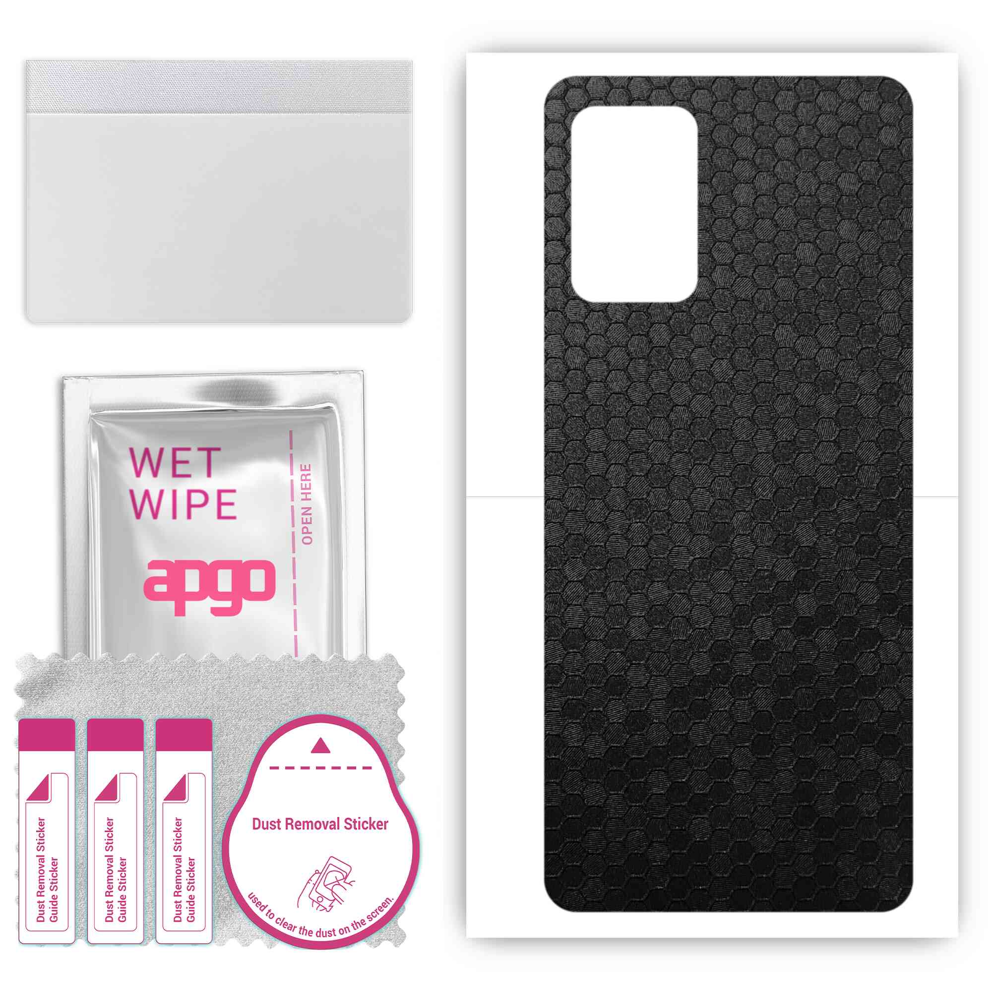 apgo Protective Skin Sticker for the back compatible with Oppo F19, Wrap Film, Foil, Vinyl - Pattern Black Honeycomb
apgo Protective Skin Sticker for the back compatible with Oppo F19, Wrap Film, Foil, Vinyl - Pattern Black Honeycomb