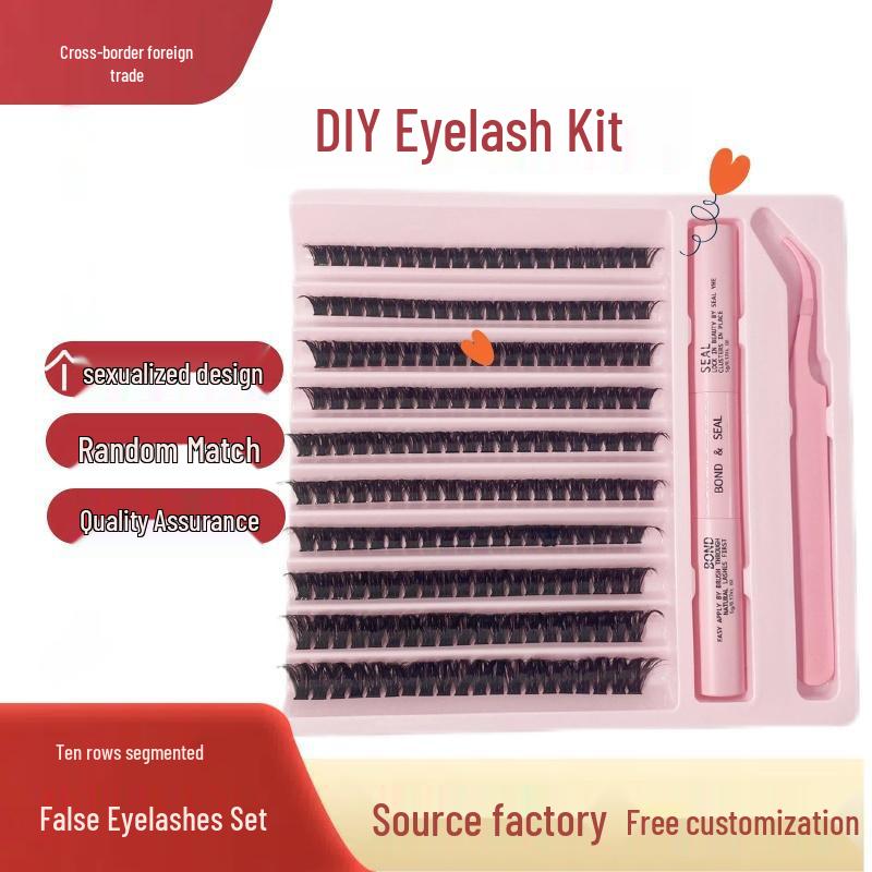 Cross-Border Large Capacity DIY Self-Grafting Eyelash Clusters: Dense, Lazy, Single Cluster Eyelash Set
Cross-Border Large Capacity DIY Self-Grafting Eyelash Clusters: Dense, Lazy, Single Cluster Eyelash Set
