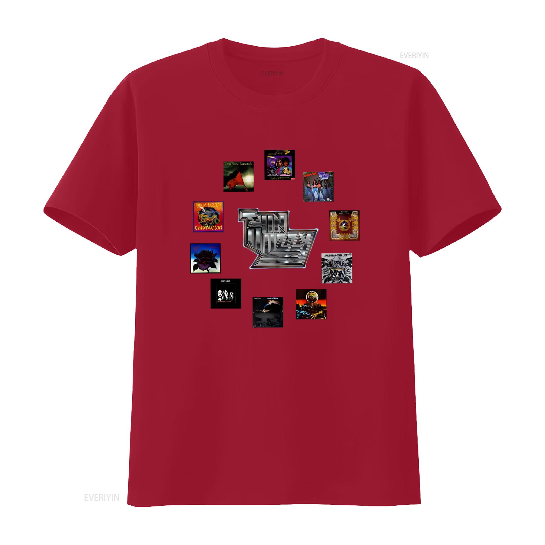 Regular Size M 4XL Cotton T Shirt Thin Lizzy Band Albums vintage Washed Top For Everyday Wear Casual fashion Stretched S
Regular Size M 4XL Cotton T Shirt Thin Lizzy Band Albums vintage Washed Top For Everyday Wear Casual fashion Stretched S