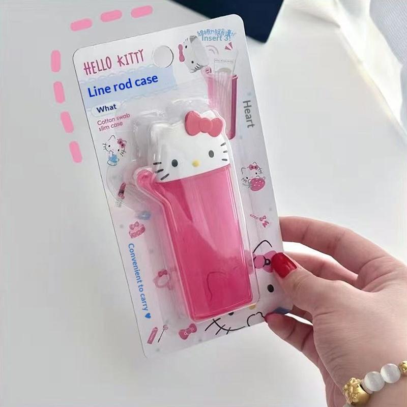 Anime Hello Kitty Storage Box Kawaii Cute Toothpick Cosmetic Swab Storage Box Portable Travel Mini Container A1
Anime Hello Kitty Storage Box Kawaii Cute Toothpick Cosmetic Swab Storage Box Portable Travel Mini Container A1