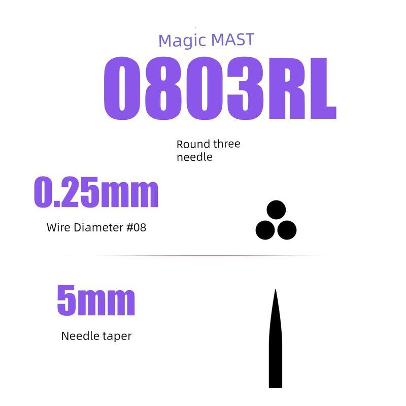 Small Purple Needle Second Generation Current Instrument Needle Tattoo Embroidery Integrated Needle Point Thorn Particle Line Misty Eyebrow 10 Pieces 0.25 Round Three Needles
Small Purple Needle Second Generation Current Instrument Needle Tattoo Embroidery Integrated Needle Point Thorn Particle Line Misty Eyebrow 10 Pieces 0.25 Round Three Needles