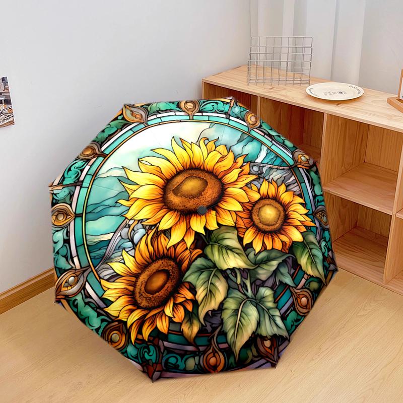 1 PC Automatic Folding Umbrella - sunflower Pattern, Portable & Foldable Design with 8 Ribs, Christmas Birthday Gifts
1 PC Automatic Folding Umbrella - sunflower Pattern, Portable & Foldable Design with 8 Ribs, Christmas Birthday Gifts