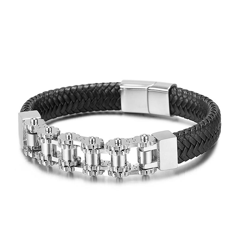 Kalen Motorcycle Chain Stainless Steel Men s Fashion Accessory Bracelet Cowhide Comfort Charm Jewelry 21.5cm
Kalen Motorcycle Chain Stainless Steel Men s Fashion Accessory Bracelet Cowhide Comfort Charm Jewelry 21.5cm