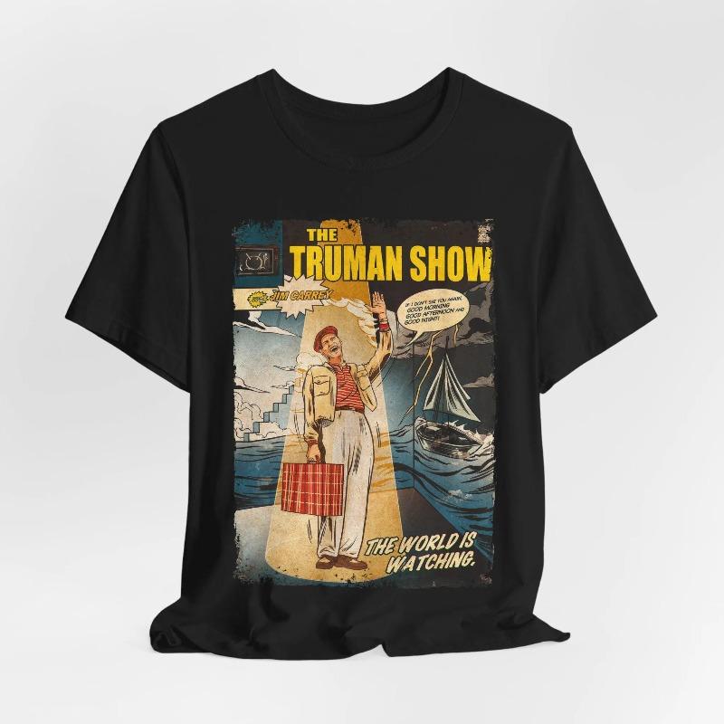 The TruUnisex Show Tshirt Vintage Movie Graphic Tee Summer Unisexs and Womens Loose and Breathable Tshirt Top 4XL
The TruUnisex Show Tshirt Vintage Movie Graphic Tee Summer Unisexs and Womens Loose and Breathable Tshirt Top 4XL