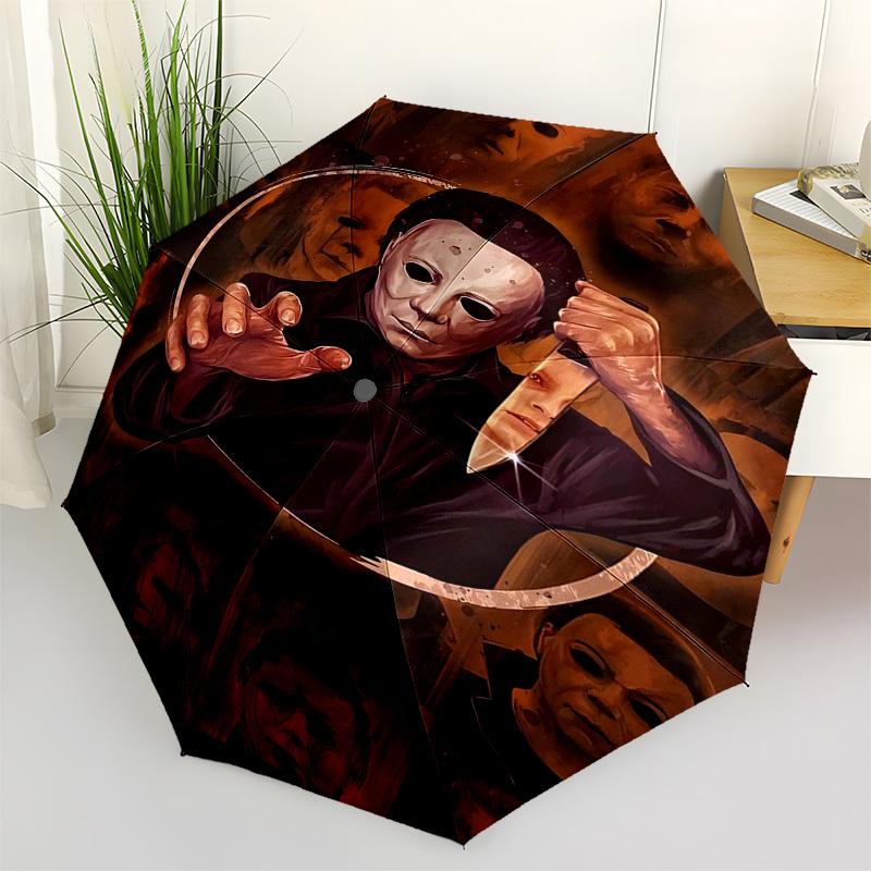 Michael Myers Themed Automatic Opening and Closing Umbrella, Compact Travel Umbrella, Lightweight and Portable, Suitable for Beach Commuting
Michael Myers Themed Automatic Opening and Closing Umbrella, Compact Travel Umbrella, Lightweight and Portable, Suitable for Beach Commuting